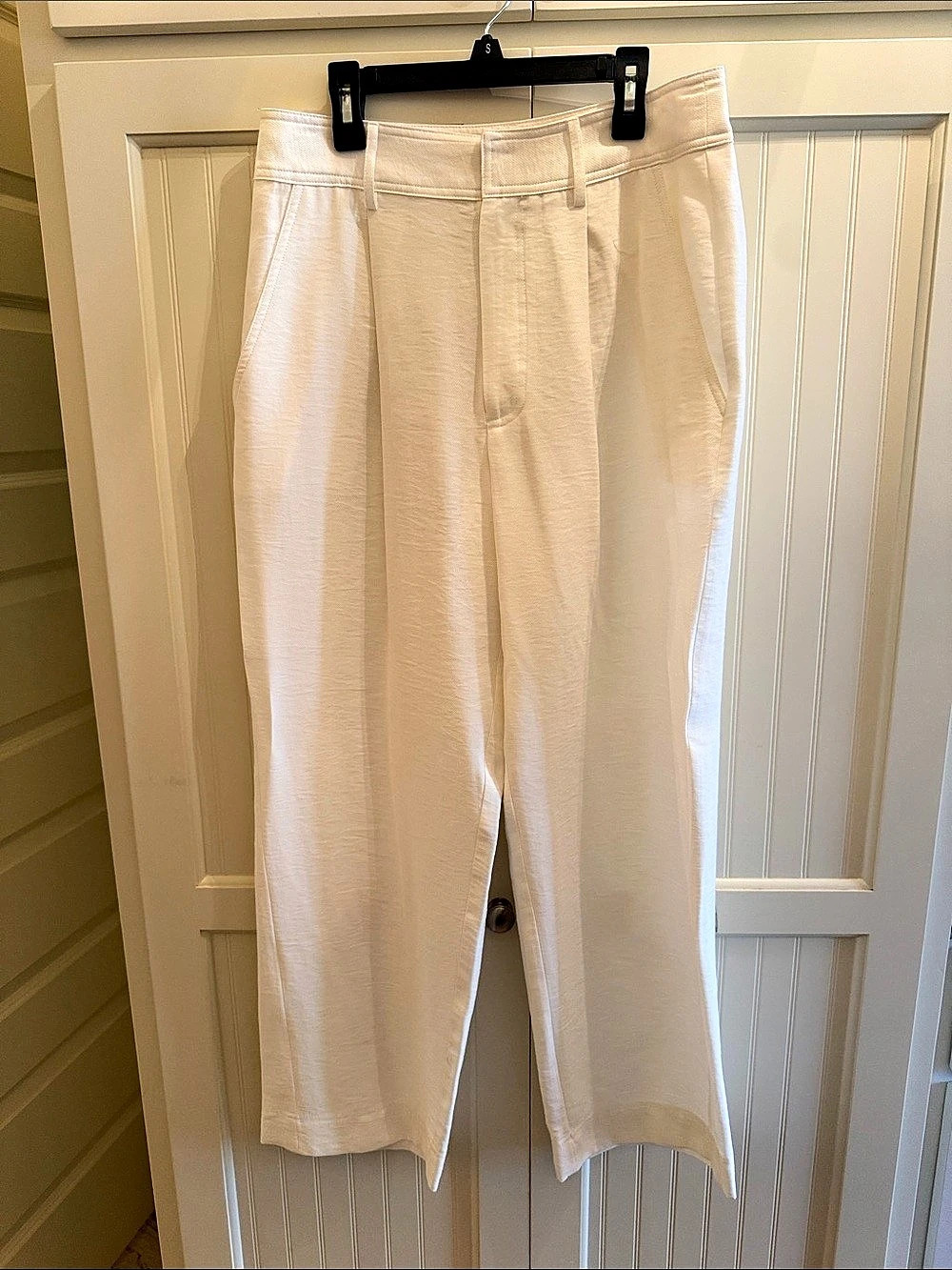 Lafayette 148 New York Wide Leg Pants in White Like New